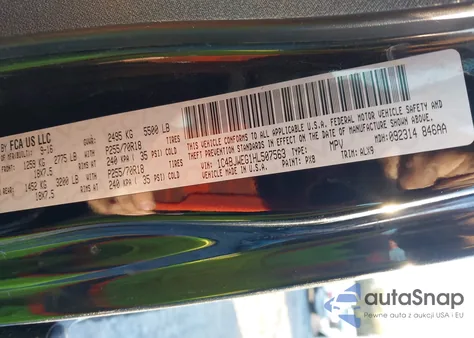 2017 Jeep Wrangler Unlimited Sahara 4X4 z USA, uszkodzony, nr VIN 1C4BJWEG1HL507563